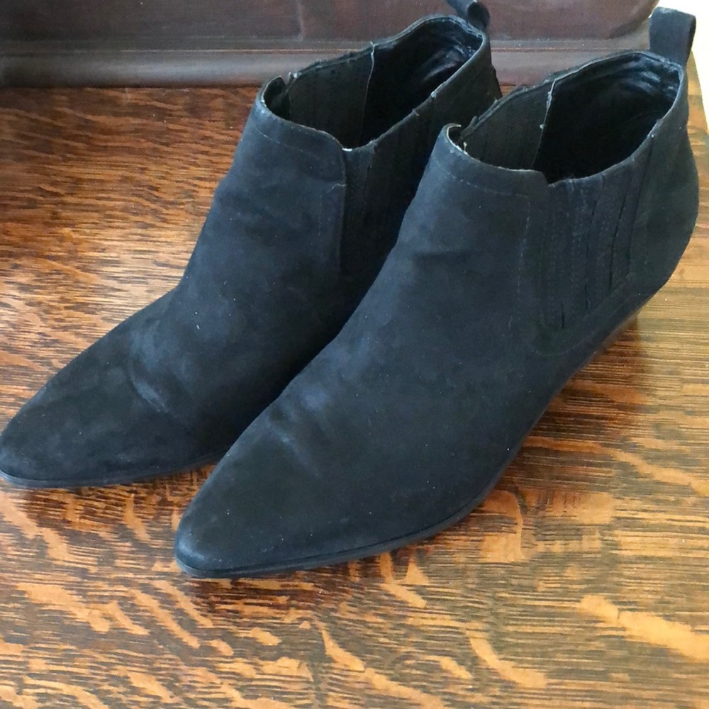 Wet Seal Black Booties